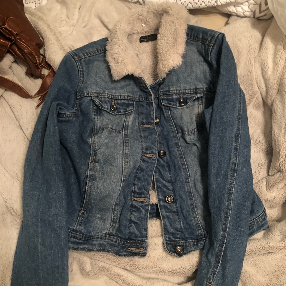 Sherpa jean jacket!